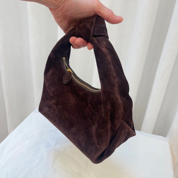 Khaite  Small Beatrice Suede Hobo Bag - Picture 6 of 11